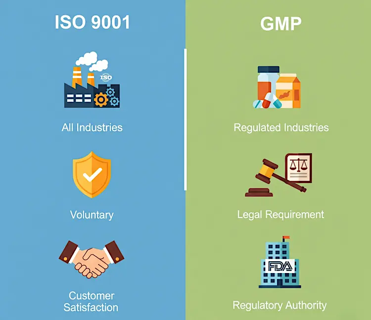 WHO-GMP vs ISO Certification in Pharma – What is the Difference? image