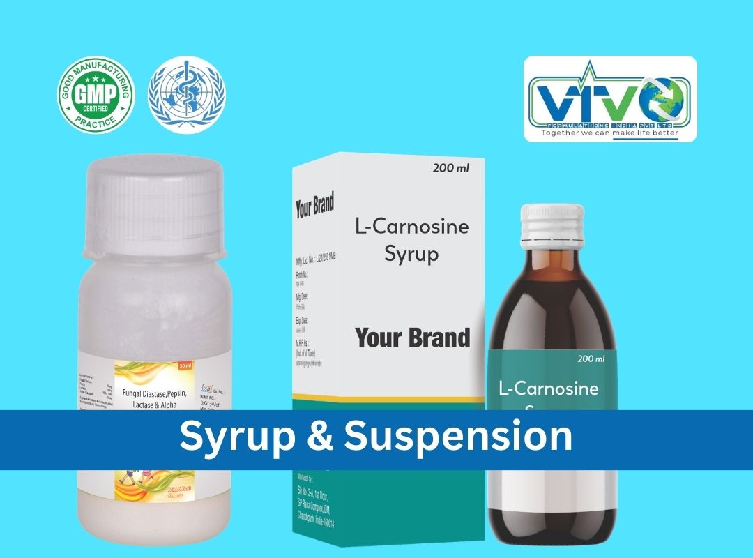 Third Party Nutraceutical Syrups and Suspensions Manufacturing Company