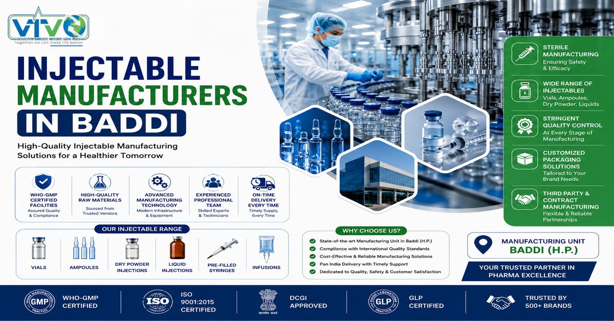 Injectable Manufacturers in Baddi